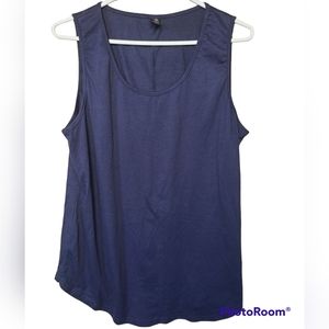 Emery Rose Women's Blue Sleeveless Top Tank Top size XXL